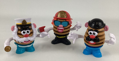 Mr. Potato Head Chips Mix Match Buildable Stacking Toy Figures Lot 2018 Hasbro