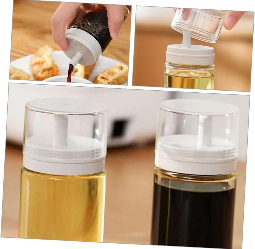 Soy Sauce Bottle, Oil Dispenser for Vinegar and Seasoning Drip Condiment (3.4oz)
