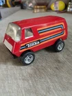 Vintage 70’s Tonka Red Metal Van w/  Stripes