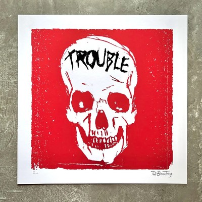Tim Armstrong TROUBLE 2.0 Poster Print. Mint. Rancid. Punk. Sold Out. RARE.