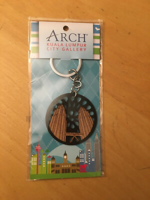 ARCH KUALA LUMPUR CITY GALLERY KEY CHAIN, NEW / SEALED