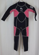 ZCCO Juniors 3MM Long Sleeve One Piece Zip up Wetsuit Size XS