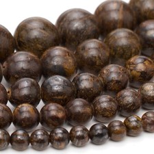 Natural Bronzite Beads 15  Strand Round Jewelry Making 4mm 6mm 8mm 10mm 12mm