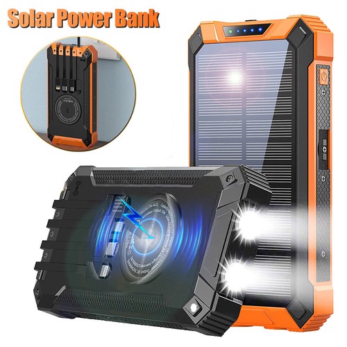 36000mAh Inalámbrica Cargador Solar De Bateria Para Celulares tablet Telefonos