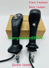 Metal 4 button joystick handle for Excavator harvester modification