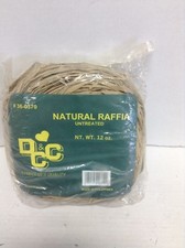 Untreated Natural Raffia 12oz arts crafts floral arrangements gift baskets