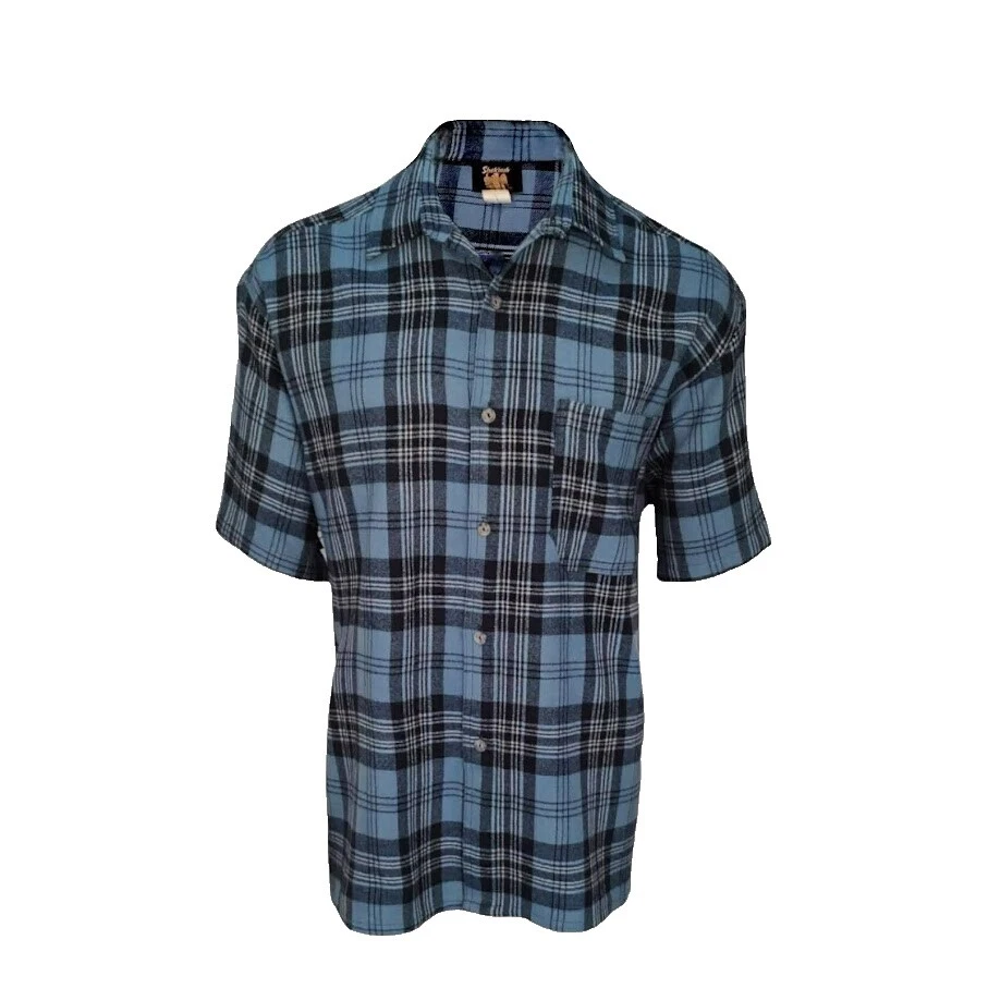 Retro Big & Tall Casual Button-Down Shirts for Men
