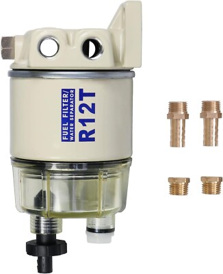 2024 R12t Marine Fuel Filter Water Separator Diesel-engine For Racor 140r 120at S3240 Npt Zg1/4-19 Car C | IL - Foto 5