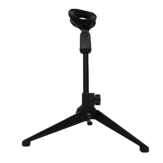 Microphone Stand Short Tripod Microphone Stand Microphone Accessories Black
