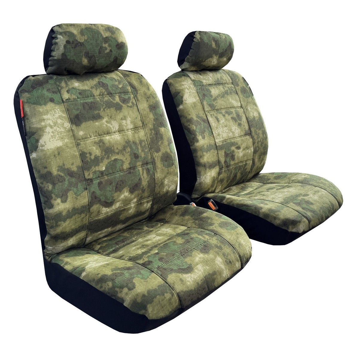 Foliage Green Camouflage Canvas Seat Covers For HONDA FIT 2007-2012