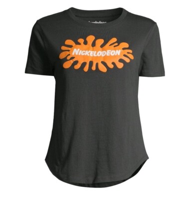 SPLAT NICKELODEON ORIGINAL LOGO JUNIOR'S JUNIOR'S T-SHIRT SIZE L NEW WITH TAGS!