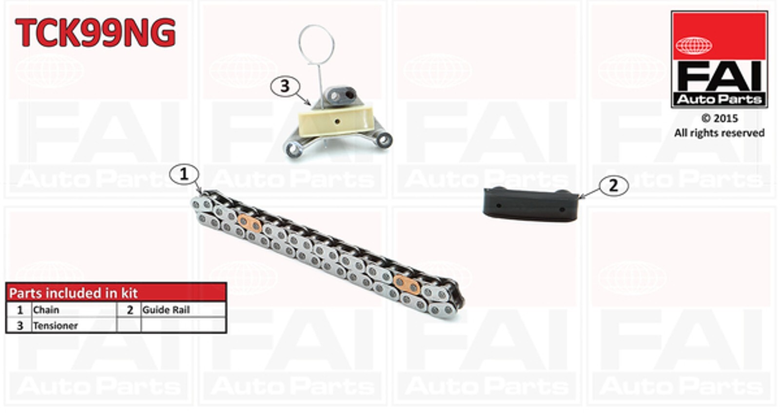 Jeu de chaine de distribution Peugeot 307 haut de gamme pour une synchronisation optimale