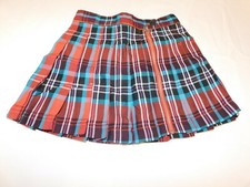 The Children's Place Girl's Youth Skirt Skort Size Variations Plaid Red Multi