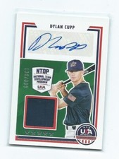 2022 Panini USA Stars & Stripes-Dylan Cupp Autograph/Jersey /399-Miss. St.