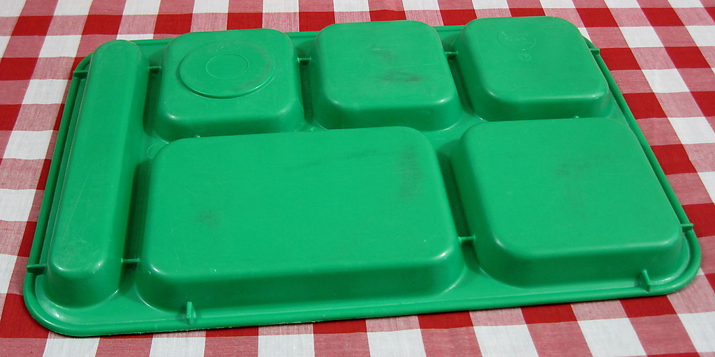 Cambro BCT1014-119 - 10" X 14-1/2" ABS Plastic School Compartment Tray (24 Per C - Foto 9