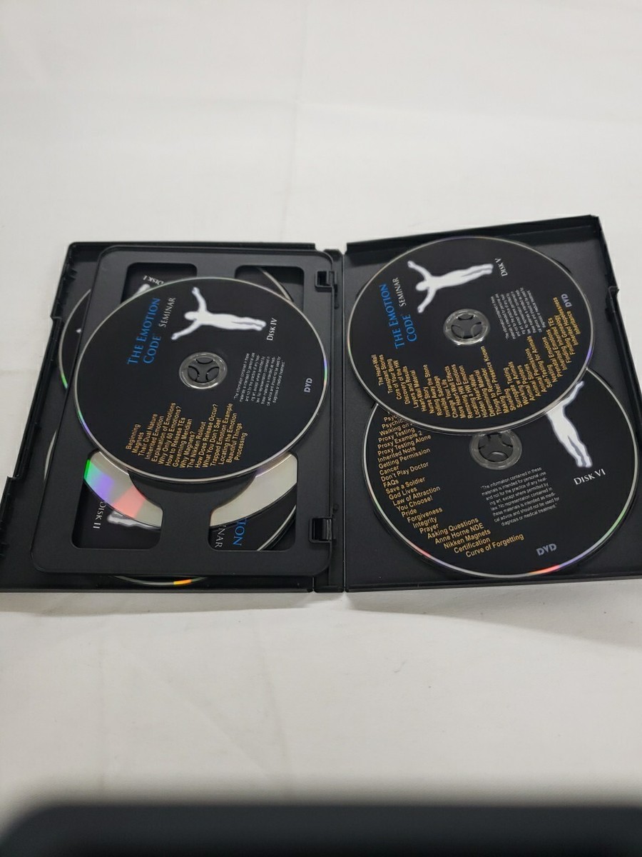 The Emotion Code Complete Live Seminar DVD 6 Set Dr Bradley Nelson