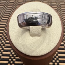 Hand Crafted US Quarter Coin Ring Year 1988 Size 5 1/2