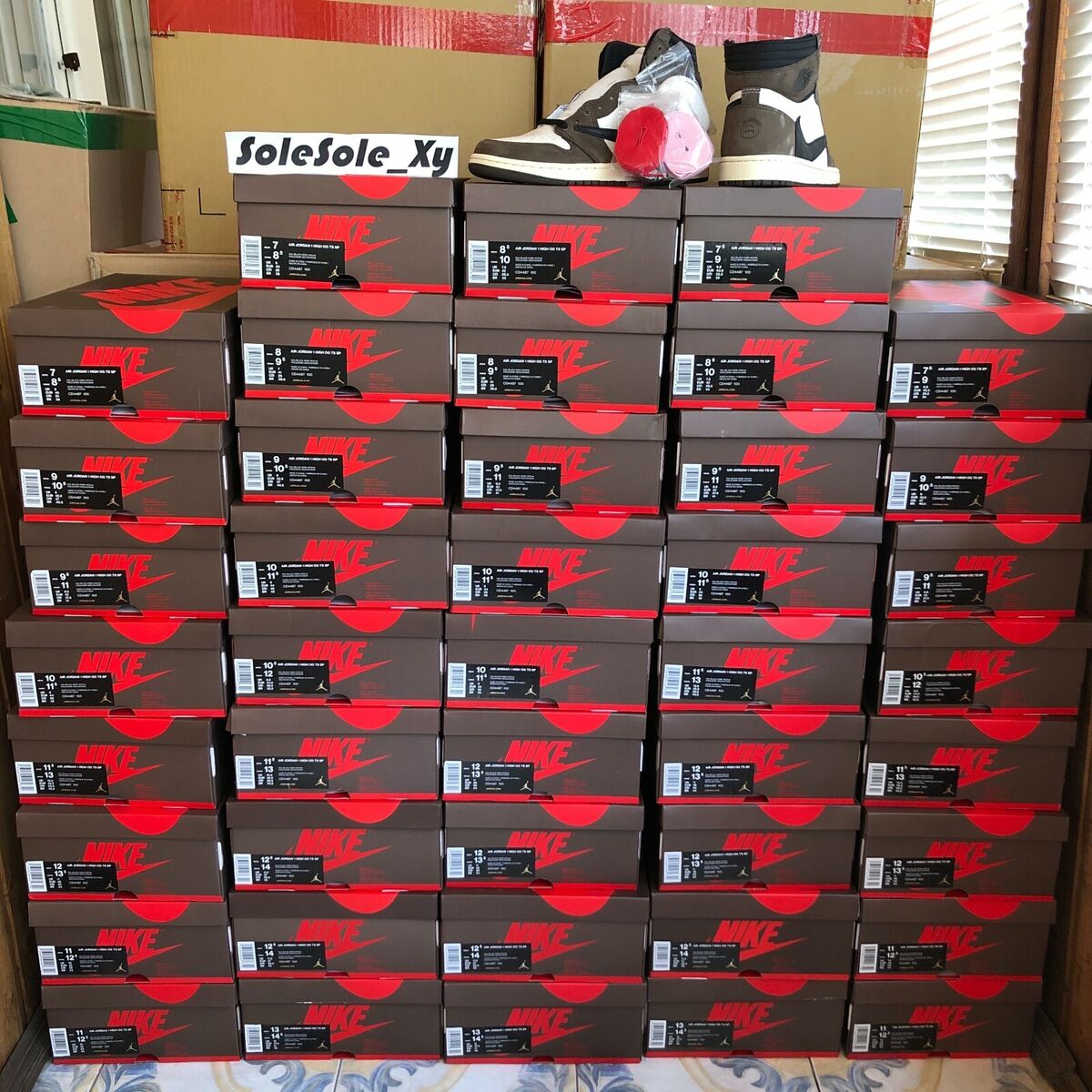 2019 Nike Air Jordan 1 Travis Scott High Cactus Jack's 2019 Nike Air Jordan 1 Travis Scott High Cactus Jack's