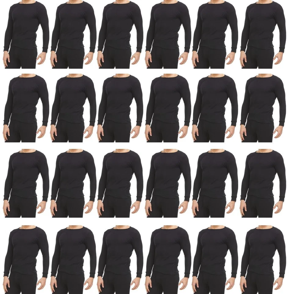 Camisas térmicas para hombre BILLIONHATS: capas base de algodón para donaciones de refugio Foto 3 de 3