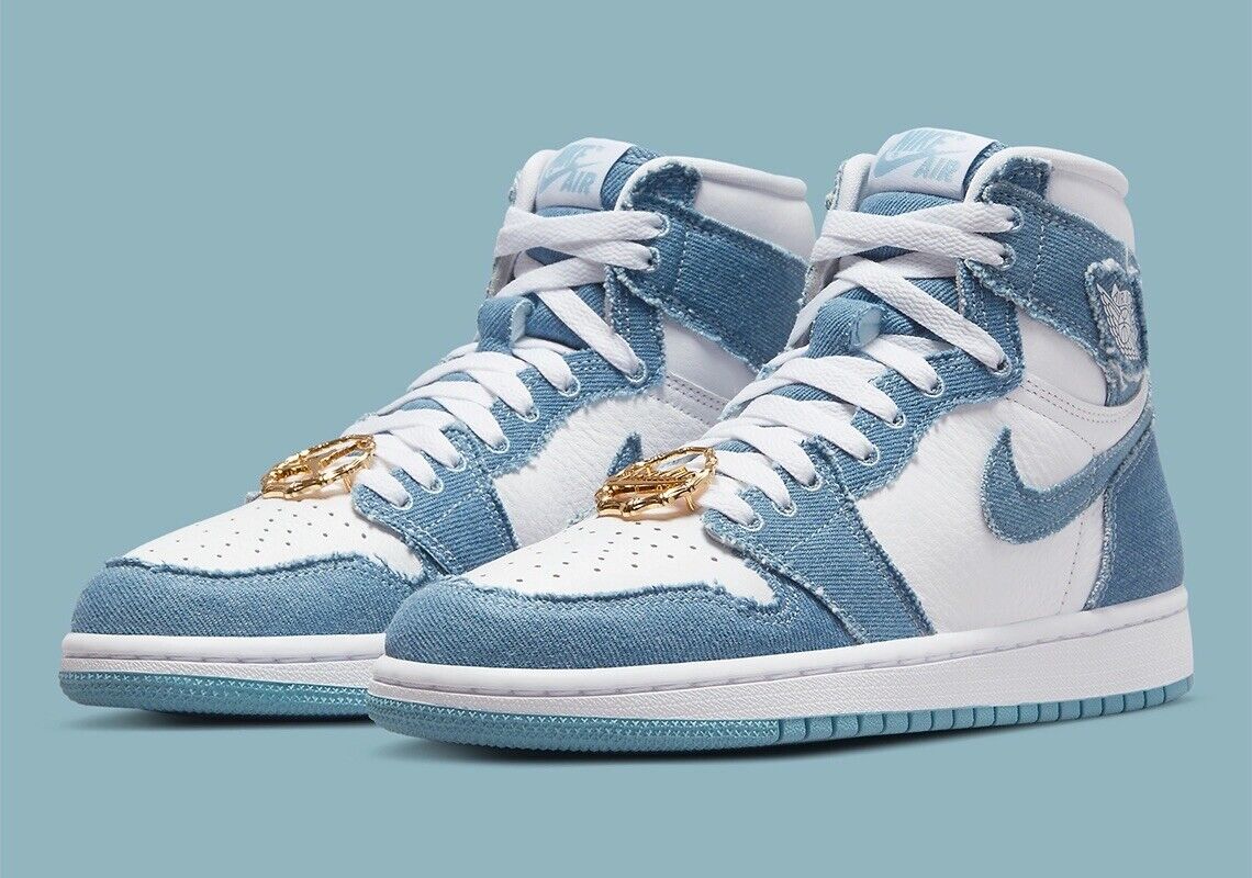 メンズNike WMNS Air Jordan 1 High OG Denim27.0