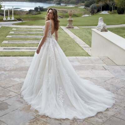 glitter floral wedding dress Long Sequin 3D Flower Wedding Dress main image 1