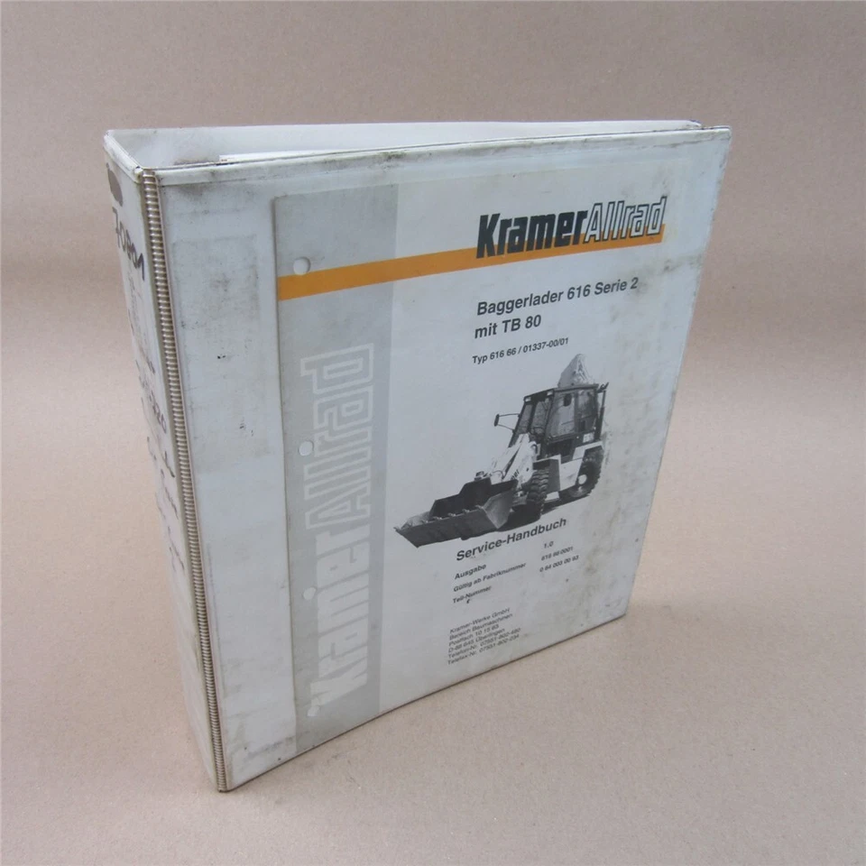 Kramer Allrad 616 Serie 2 Baggerlader TB80 Reparatur Werkstatthandbuch - Bild 1 von 1