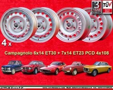 4 Cerchi Alfa Romeo 2 pcs. 6x14 + 2pcs 7x14 GT GTA Spider Wheels Felgen jantes