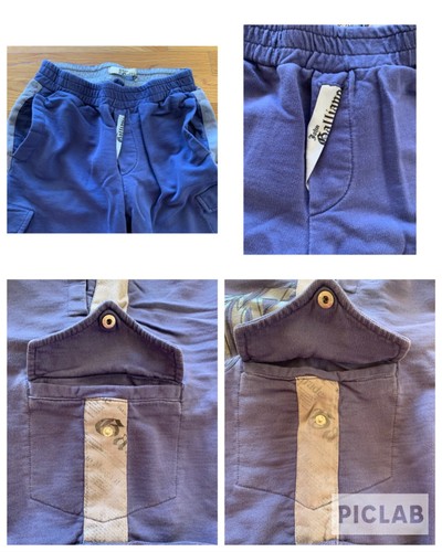 John Galliano Boys 12 14 3PC Outfit Set Hoodie Jacket T-Shirt Top Shorts Bottom - Picture 11 of 12