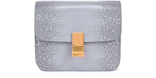 CELINE  Teen Classic Artic Blue Shoulder Bag New And Authentic