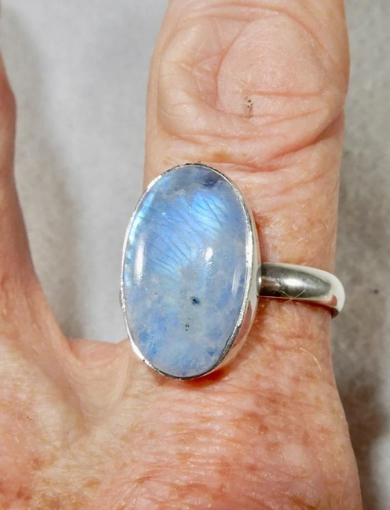 Moonstone ring cheap size 11