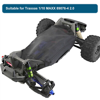 1/10 RC Monster Truck Chassis Dust Cover Waterproof Splash Nylon Protection Net For E-Revo Summit ARRMA Big Rock Senton - Foto 10