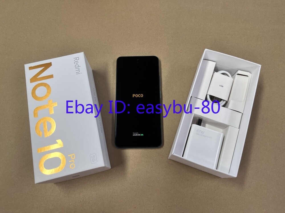 Xiaomi Redmi Note 10 Pro 5G-Dual SIM-64GB -Factory Unlocked