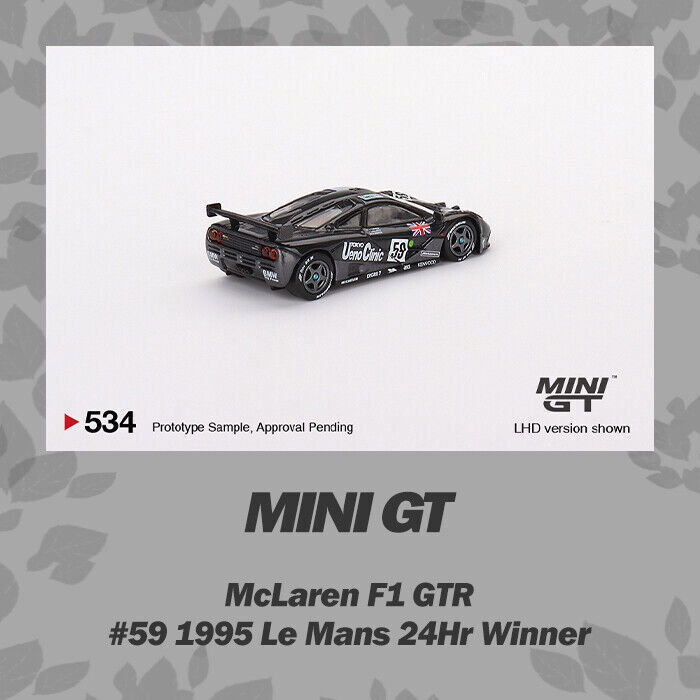 MINI GT 1:64 McLaren F1 GTR #59 1995 Le Mans 24Hr Winner