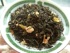 Tea Loose Jasmine Flower Leaf Sencha Green Tea Blend 