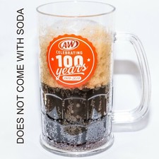 A&W Root Beer Celebrating 100 years 1919-2019 Plastic Collectors Mugs 24 Count