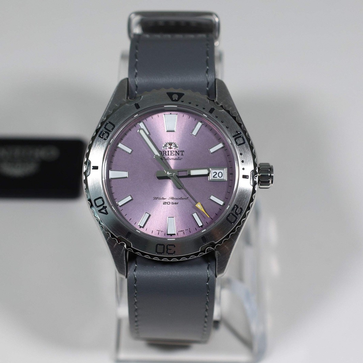 Orient Mako Automatic Stainless Steel Purple Dial Men's Sports