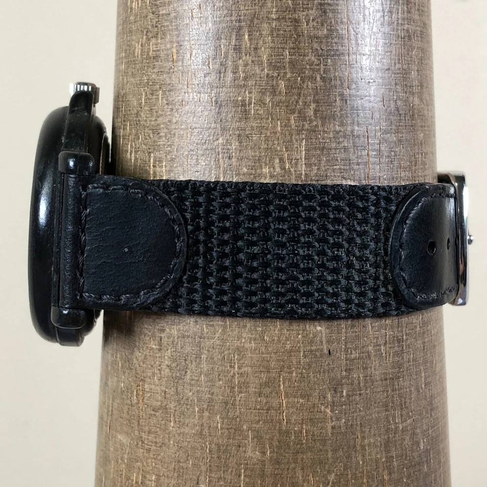 Swiss Army Men Renegade Date Black Nylon Strap Quartz Analog 38mm Watch 7 1/4" - Image 3 of 4