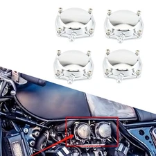 Motorcycle Chrome Carburetor Carb Diaphragm Top Cap For YAMAHA V-max1200 1994-07