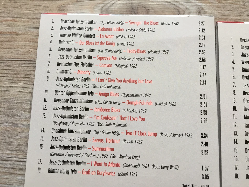 10 CD-Box Jazz & Swing in der DDR 1947 - 1962  180 Original Rarities - Bild 3 von 4