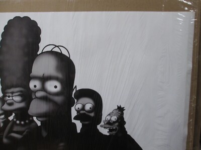 vintage The Simpsons 2001 poster tv parody Sopranos 15832 | eBay
