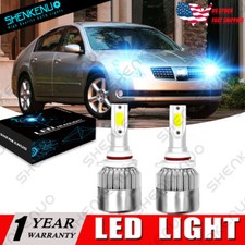 Combo 9012 Led Headlight Hilow Beam C6 For Nissan Maxima 2004-2007 8000k Bright