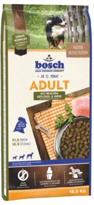 Bosch Adult Poultry & Millet, Geflügel und Hirse (neues Rezept)  2x15kg