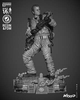 Peter (Ghostbusters) - 3D gedruckt 6 und 12 Scale - Fan Art (Wick3d)