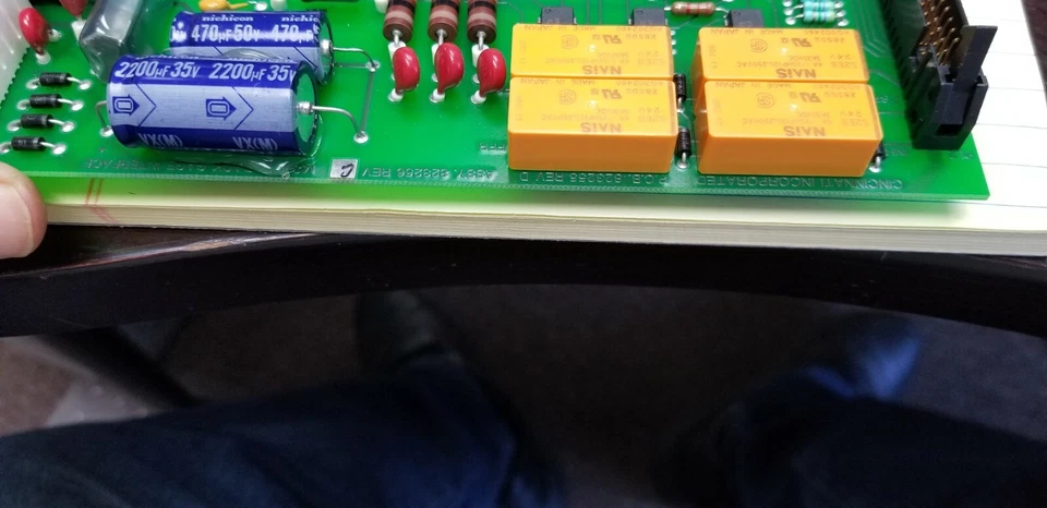 CINCINATTI PCB 82355 REV D / 82356 REV C BACK GAGE INTERFACE BOARD [D1S2] #21 - Image 4 of 4