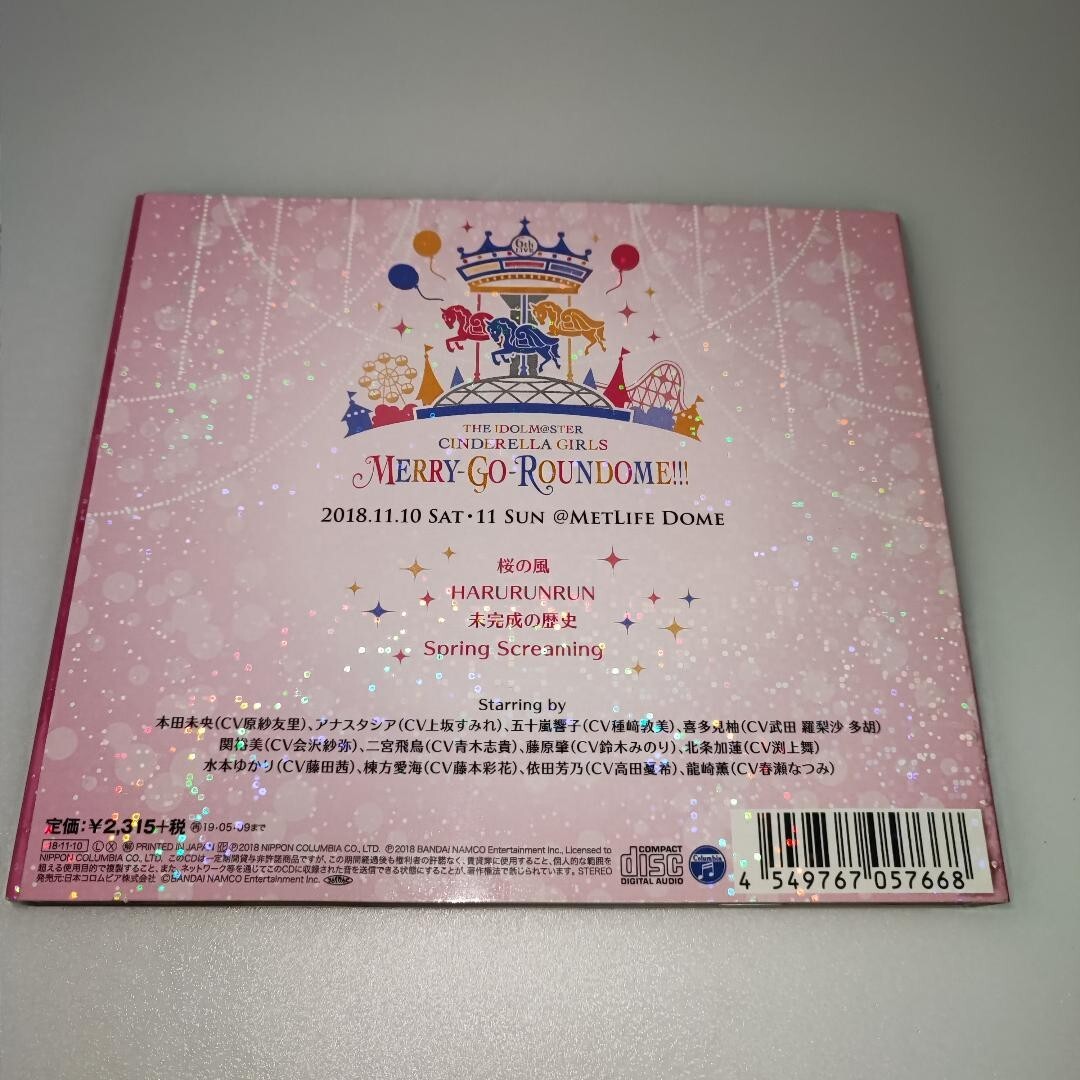 【美品】アイマスシンデレラガールズ6thLIVE MERRYGOROUNDOME Japan Anime THE IDOLM@STER CINDERELLA GIRLS 6thLIVE MERRY GO