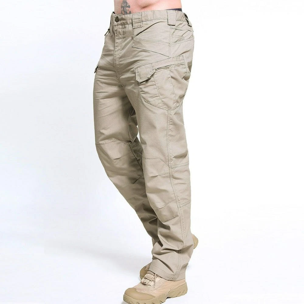 RYTEJFES Pantalón Militar Hombre, Tallas Grandes Trabajo Elasticos