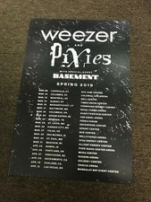 Weezer Pixies Spring 2019 North American Tour Dates Promo Poster 12"x18"
