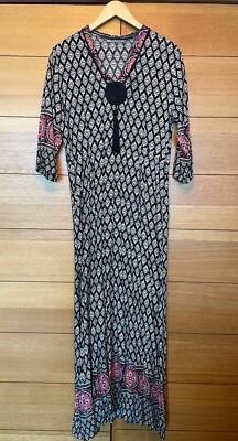 Hanout Boutique Marrakech Moroccan Maxi Dress - Pre-Owned Excellent Condition