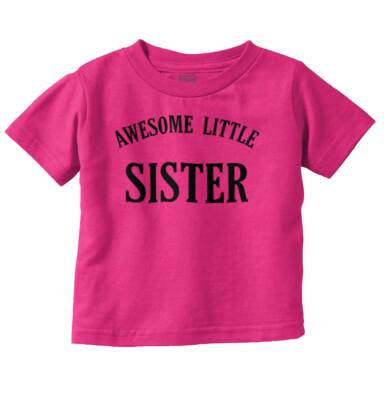 Best Little Sister Daughter Cute Shower Gift Toddler Girl Youth T Shirt For Kids