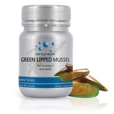 Deep Blue Health New Zealand Green Lipped Mussel Joint Health - 500mg x 90 Caps